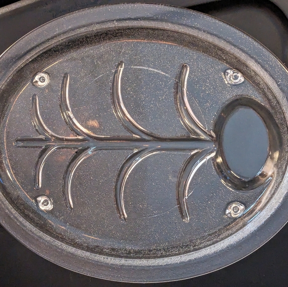 Vintage Inland Glass MCM Serving Platter. - Picture 2 of 5